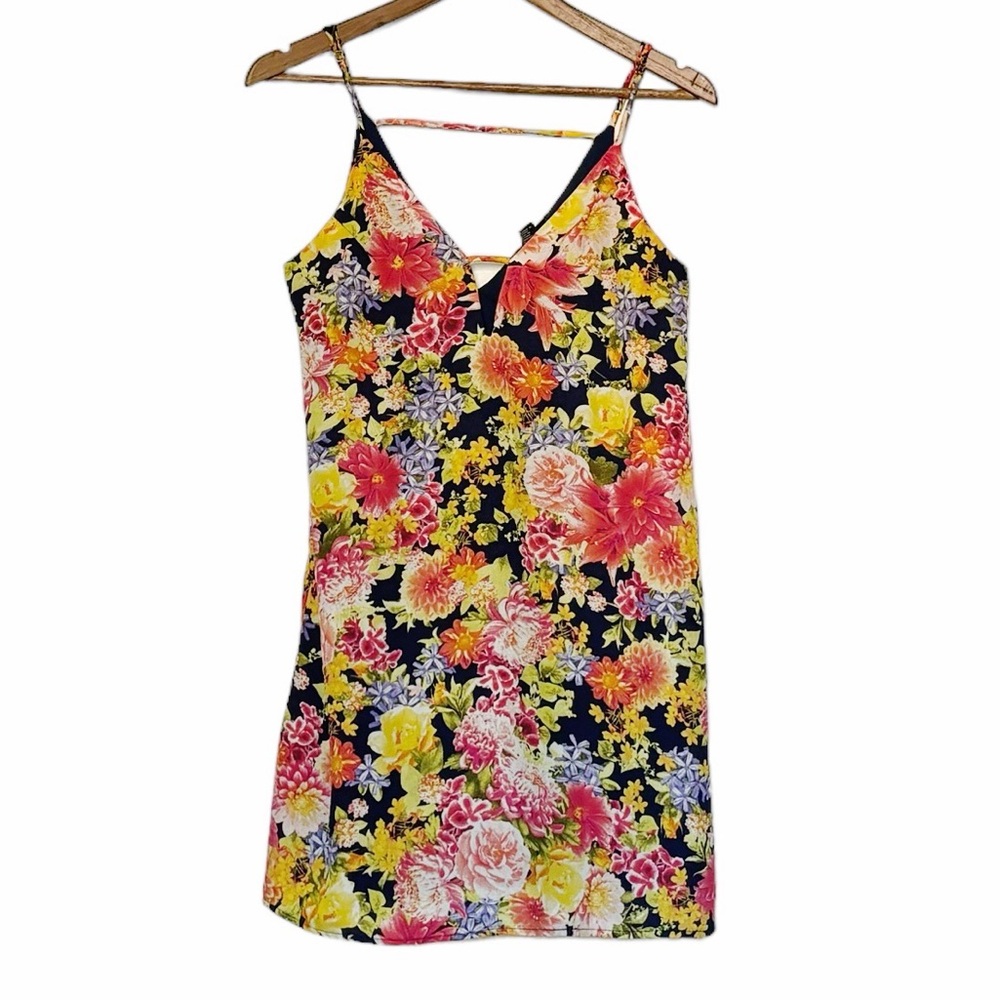 NWOT Forever 21 Contemporary Floral Print Cami Mini Dress Size Small